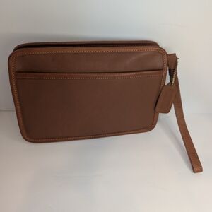Coach Zip Clutch - 9840 - British Tan - Excellent Condition Made In USA